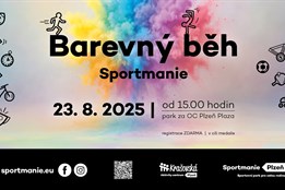 Barevný běh Sportmánie - Zábavný nesoutěžní běh pro celou rodinu