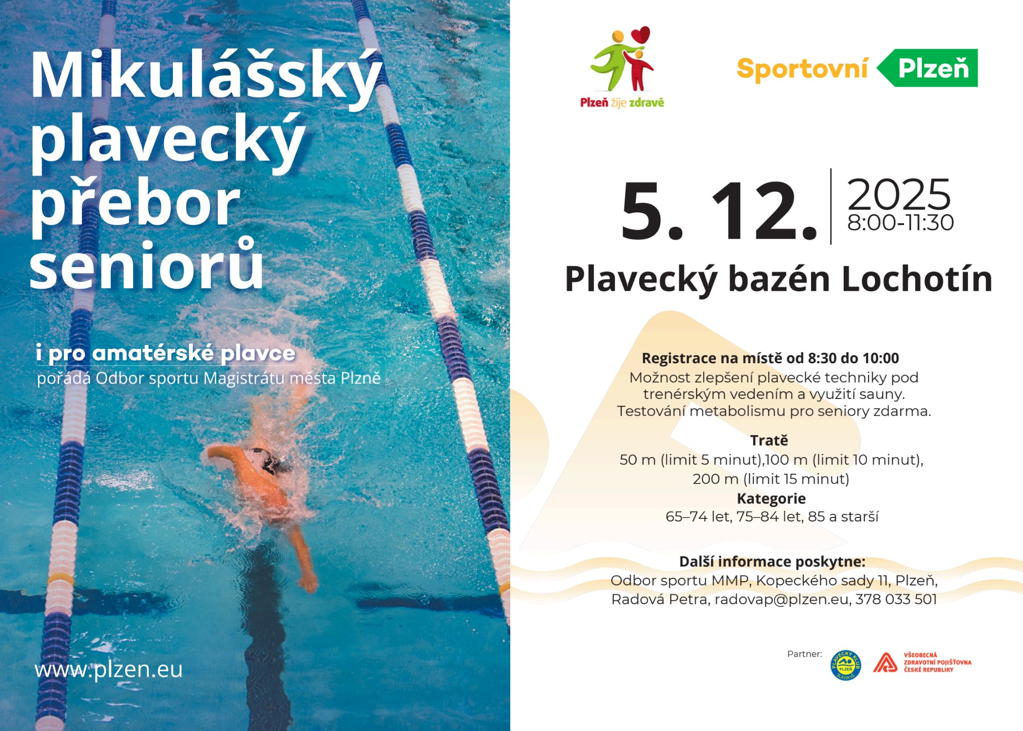 Mikulášský plavecký přebor seniorů