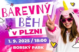 Barevný běh v Plzni - Virtuální | Rozběháme Česko